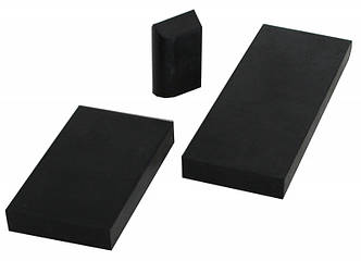 Набір шліфувальних оправок з твердого, еластичного каучуку 3шт VTP 1890, фото 2