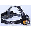Налобний акумуляторний ліхтар HEADLAMP-BL-K28-T6-80000W ліхтарик, фото 3