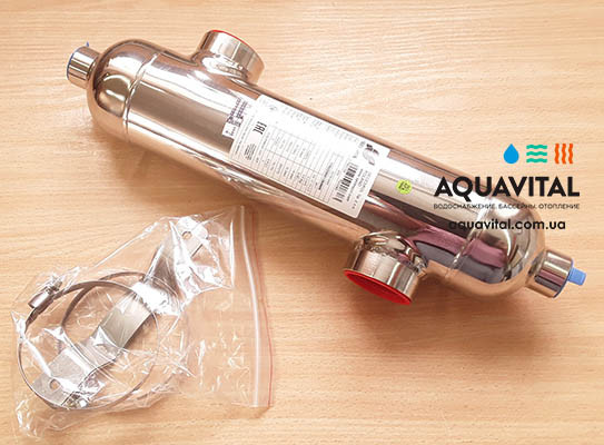 Теплообмінник для басейну Secespol B70.FF, 20 кВт, трубчатий Теплообмінник для басейну Secespol B70.FF, 20 кВт, трубчатий