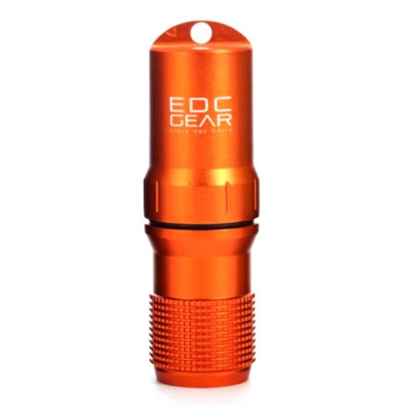 Водонепроникна капсула EDC герметичний контейнер таблетниця 94 х 28 мм Помаранчева, фото 1