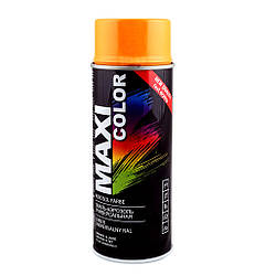 Аерозольна фарба Maxi Color RAL 1028 Динно-жовтий 400 мл