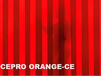 Красная защитная полоса Cepro Orange-CE 300х2 мм