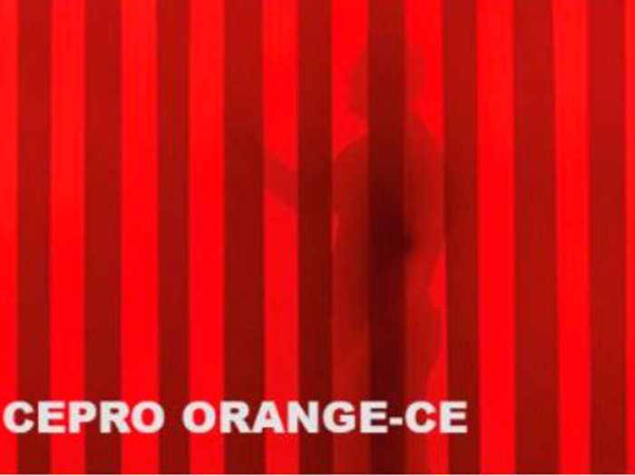 Красная защитная полоса Cepro Orange-CE 300х2 мм - фото 1 - id-p1006061994