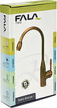 Змішувач для раковини з кульовим регулятором "RETRO BRONZE 1" FALA 75830 (Польща), фото 3