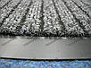 Килим брудозахисний Широкий рубчик Бельгія 100х120 см, Темно-сірий, фото 7