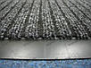 Килим брудозахисний Широкий рубчик Бельгія 100х120 см, Темно-сірий, фото 8