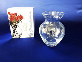 Ваза скляна Ботаніка d 9cm; h 14,5 cm 43206