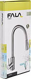 Змішувач для кухонної раковини з кульовим регулятором "STEELY 4" FALA 75805 (Польща), фото 2