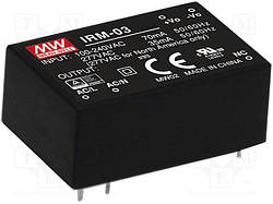IRM-02-3.3 Блок живлення Mean Well 3.3VDC, 600mA