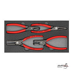 Набір знімачів стопорних кілець 4 пр. - Knipex 00 20 01 V09