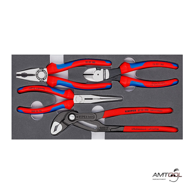 Набор клещей "Basic", 4 пр. - Knipex 00 20 01 V15