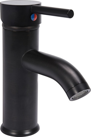 Змішувач для раковини з кульовим регулятором "RETRO BLACK 2" FALA 75811 (Польща), фото 1