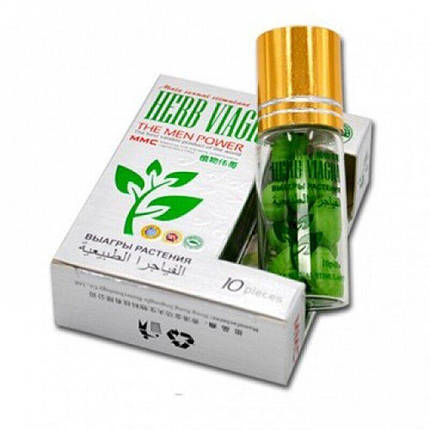 Таблетки для чоловіків Herb Viagra, 10 шт., фото 1