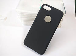 TPU чохол бампер для iphone 7 чорний матовий