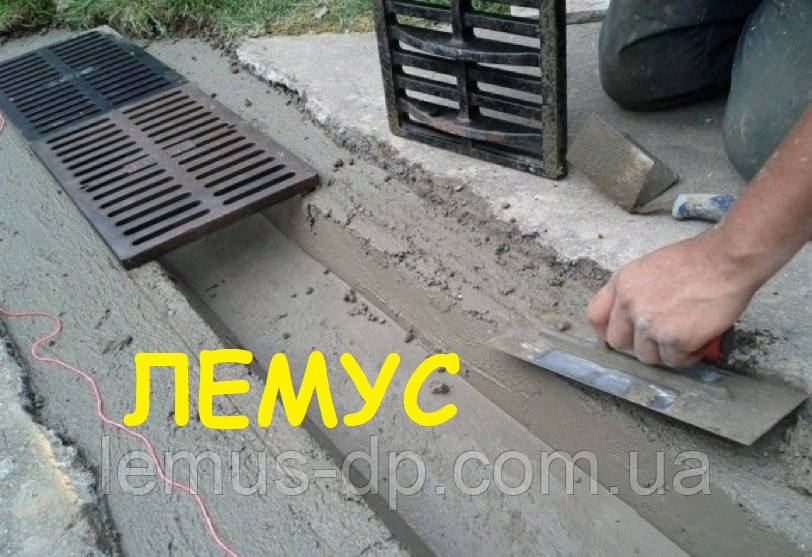 Встановлення водовідвідних лотків, фото 1