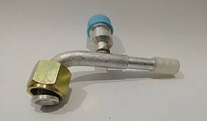 Фітінги №6, конус, 90' алюміній, з сервісним клапаном