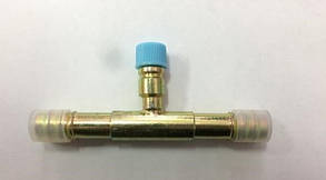 Фітінг з'єднувальний №10, 0', сталь, з сервісним клапаном