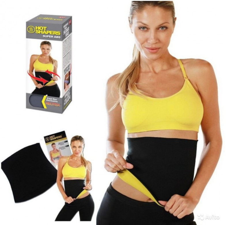 Пояс для схуднення HOT SHAPER BELT з ефектом сауни, пояс для фітнесу