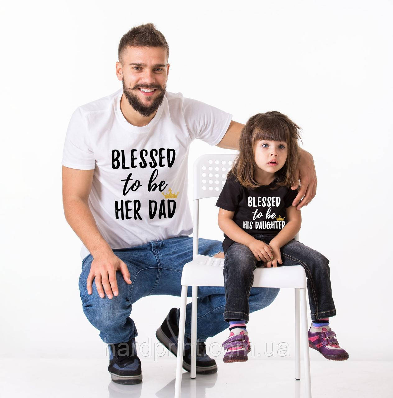 Футболки. Family Look. Тато і дочка. Тато і дочка. Тато і дитина