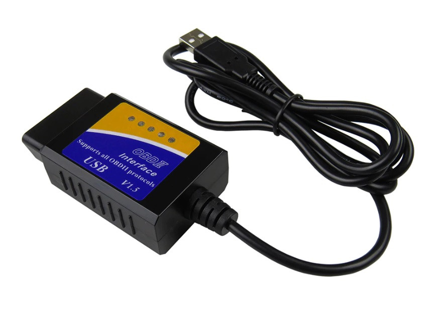Діагностичний OBD2 сканер ELM327 USB v1.5