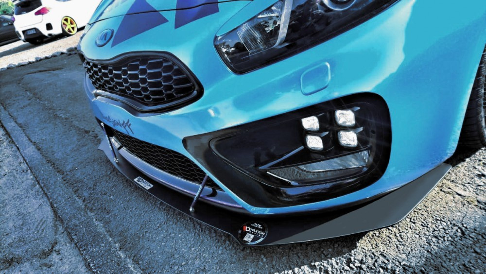 Сплітер KIA Ceed GT (13-18) елерон тюнінг обвіс, фото 1