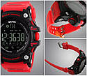 Спортивний смарт годинник Skmei 1227 червоний, фото 6
