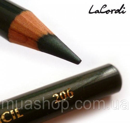 Олівець для очей LaCordi No206 Смарагдова зелень