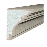 Фасадний Карниз(плінтус) стельовий Prestige Decor KC 123
