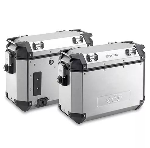 КОФРИ БОКОВІ KAPPA KVE37 APACK K-VENTURE 2ШТ SILVER