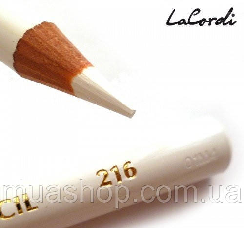 Олівець для очей LaCordi No216 Білий матовий