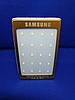 Power Bank Samsung (Сонячна батарея+LED ліхтарик) Gold, фото 3