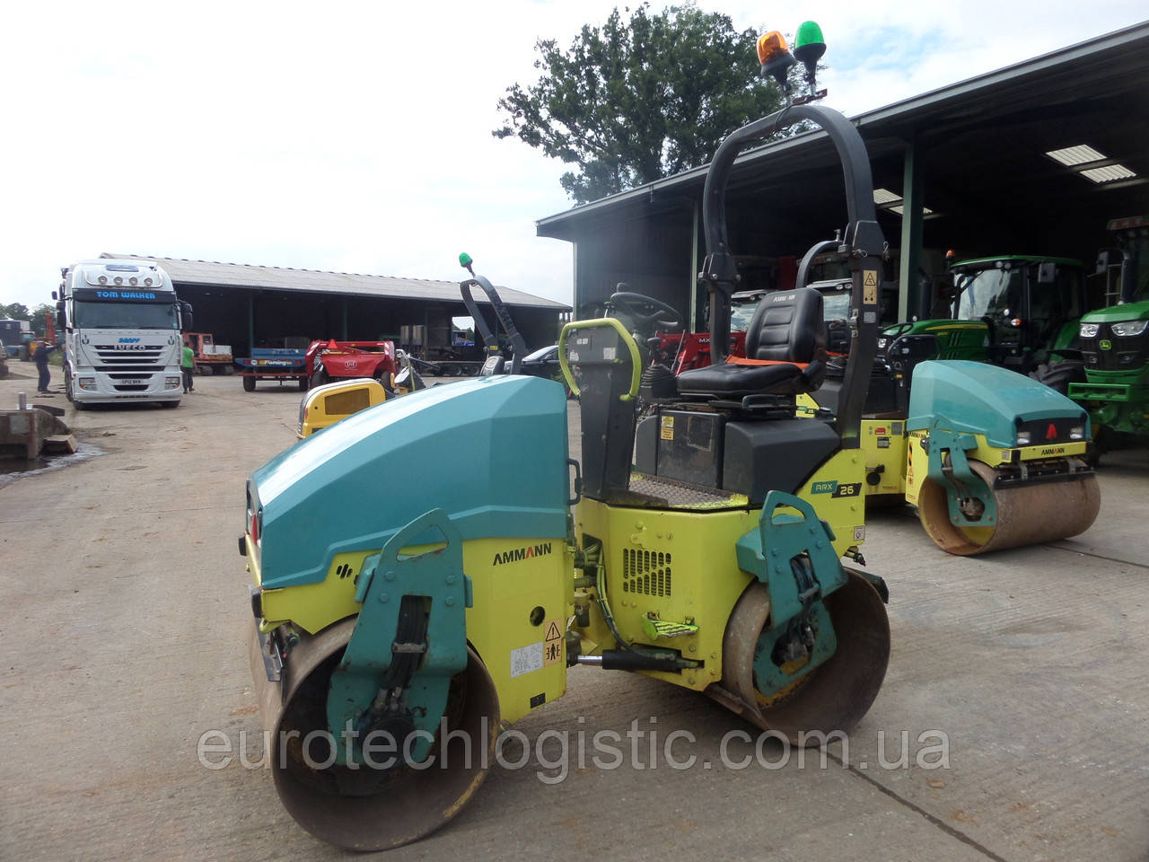 Двобарабанний коток Ammann ARX26., фото 1