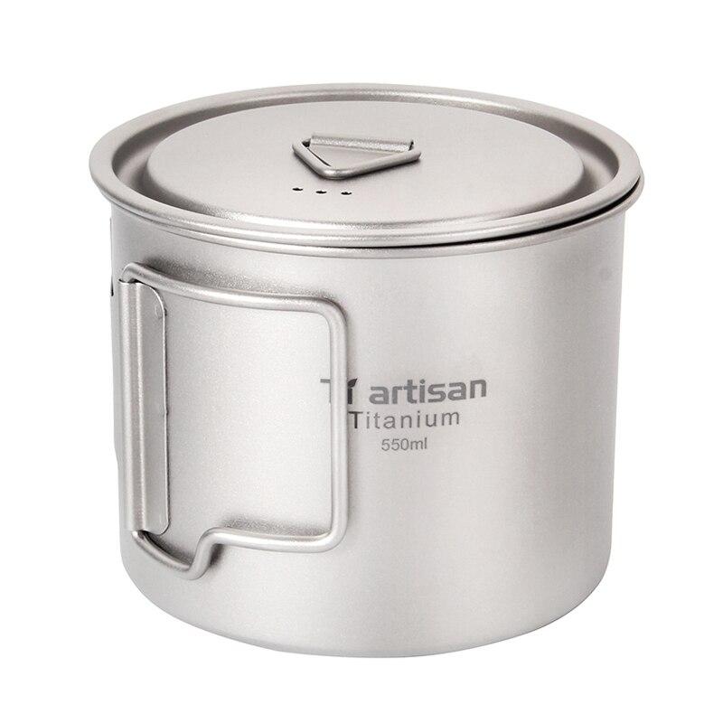 Титановий кухоль Tiartisan 550 мл. Чашка з титану.