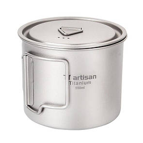 Титановий кухоль Tiartisan 550 мл. Чашка з титану.