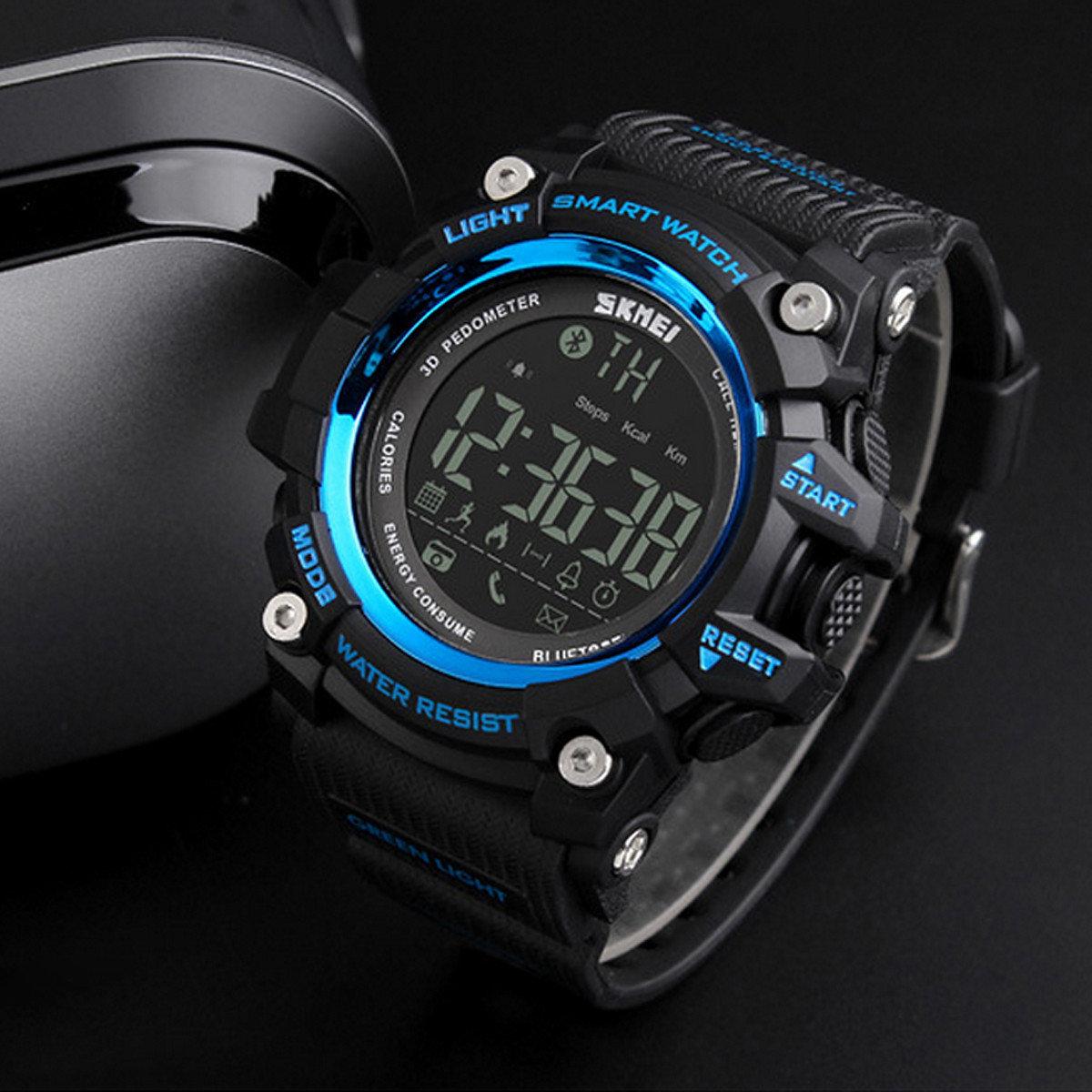 Спортивний смарт годинник Skmei 1227 Blue