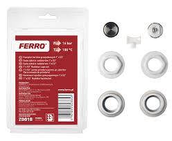 Комплект футорок із краном маєвського 1" x 1/2" FERRO