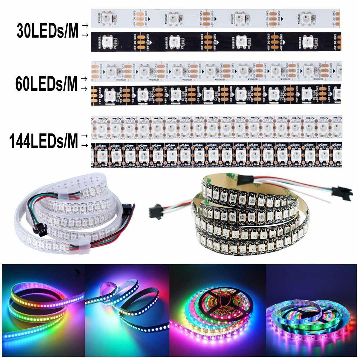 Адресна світлодіодна стрічка LEDTech 5v WS2812B 30led/m ip20 smart pixel strip