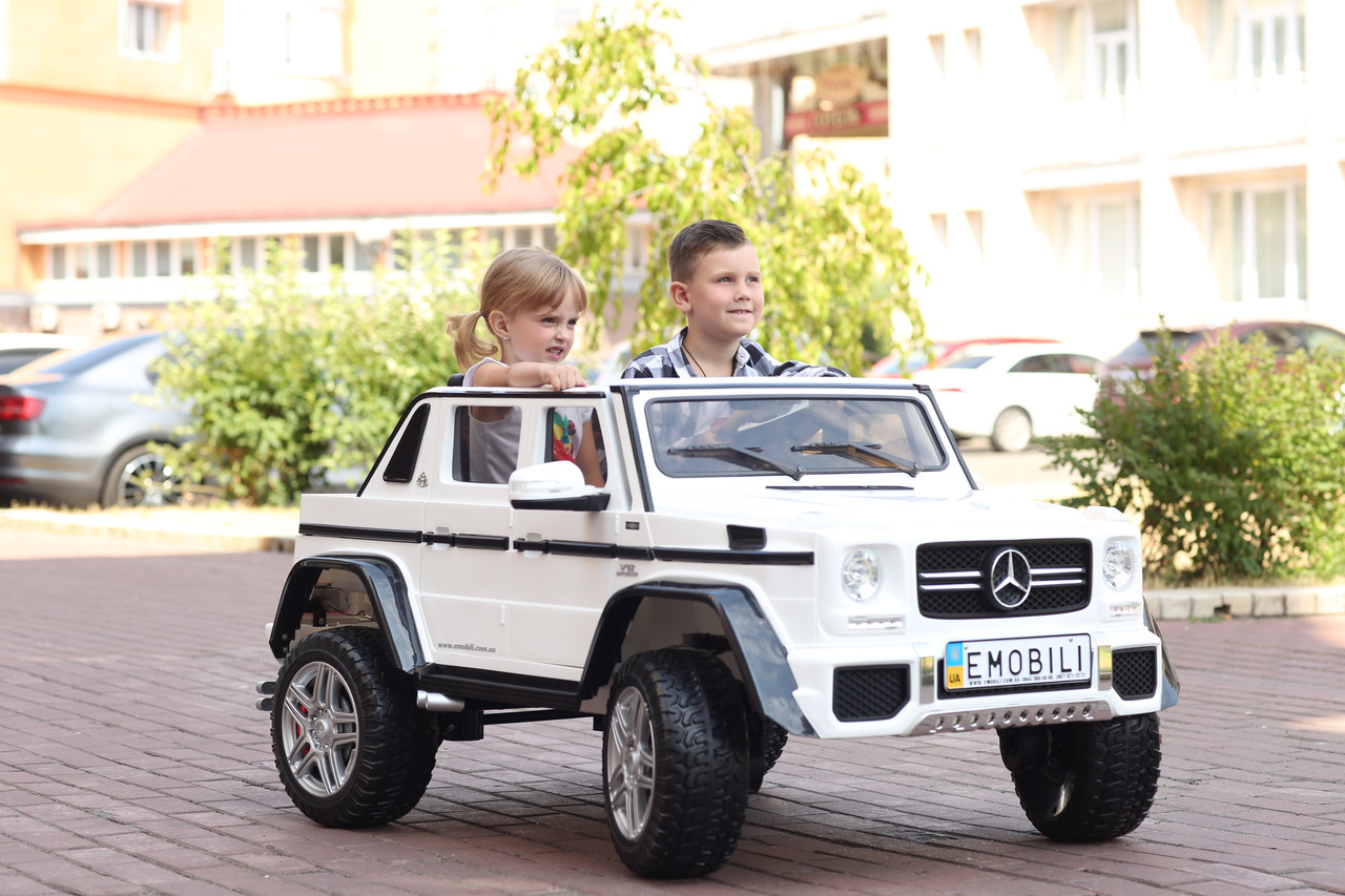 Дитячий електромобіль Mercedes-Benz Maybach, 12 V 24 AH, підсвічування днища, мультимедійна сигналізація