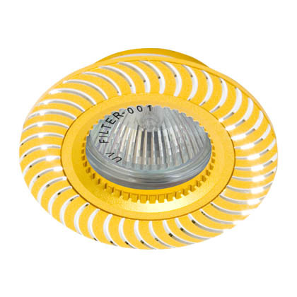 Світильник точковий вбудований з алюмінію Feron GS-M392 золото