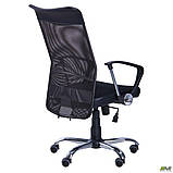 Офісне крісло АМФ АЕРО HB Line чорне Сітка, фото 6