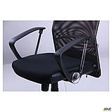 Офісне крісло АМФ АЕРО HB Line чорне Сітка, фото 9