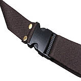 Сумка чоловіча шкіряна барсетка поясний (коричнева), фото 7