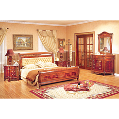 Спальня Carpenter 221 (ліжко, 2 тумбочки, туал стіл, стілець)