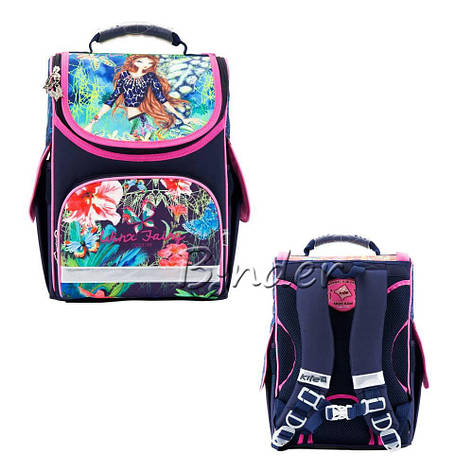 Ранець шкільний ортопедичний каркасний W17-1ж, фото 1