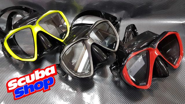 Маска Bare Duo для підводного плавання, чорно-червона Маска Bare Duo для підводного плавання, чорно-червона