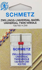 Голка подвійна універсальна Schmetz №4,0/100