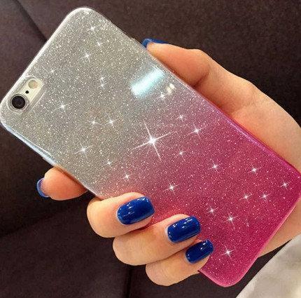 Силіконовий чохол градієнт блиск для Xiaomi Redmi 7A