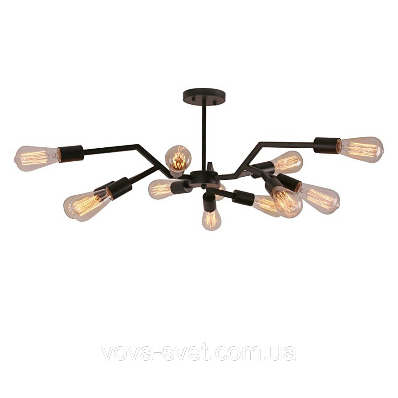 Светильник [ LOFT ART DECO style  ]  12 lamp Edison