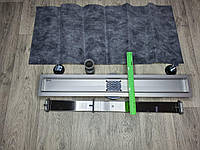 Трап для душу з сухим затвором поворотний сифон Rotary 90 см