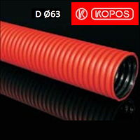 Двухслойная гибкая труба KF 09063 BA D Ø 63 мм Kopos Kopoflex